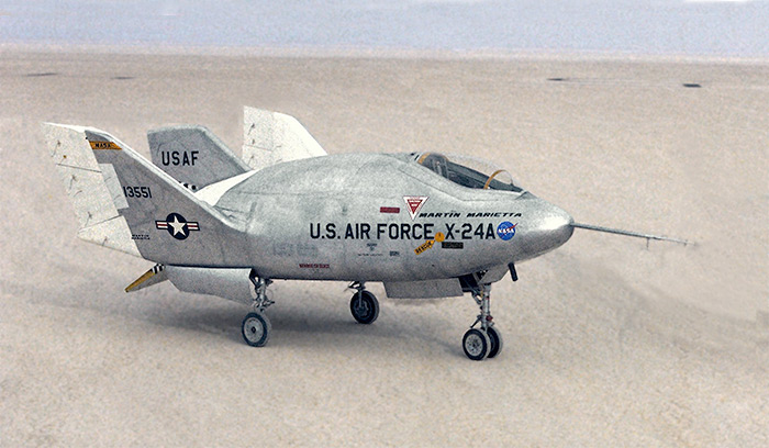 Martin Marietta X-24B lifting-body experimental test vehicle (USAF/NASA)