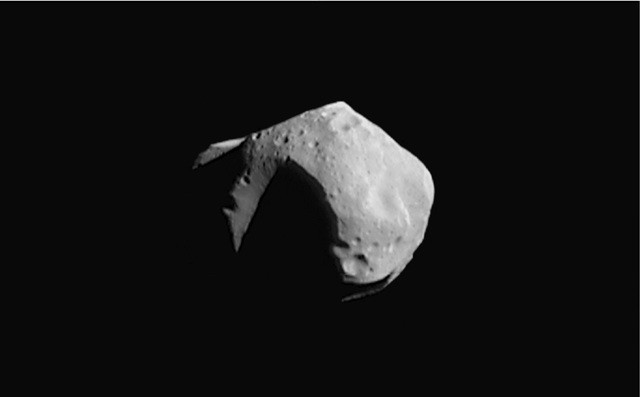Asteroid Mathilde from NASA Near Earth Asteroid Rendezvous - Shoemaker