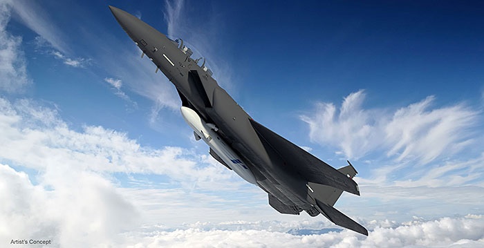 Boeing/DARPA ALASA airborne rocket launch concept F-15 Eagle